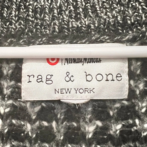 FINAL PRICE Rag & Bone x Target x Neiman Marcus Black Wool Blend Cardigan - Picture 4 of 8